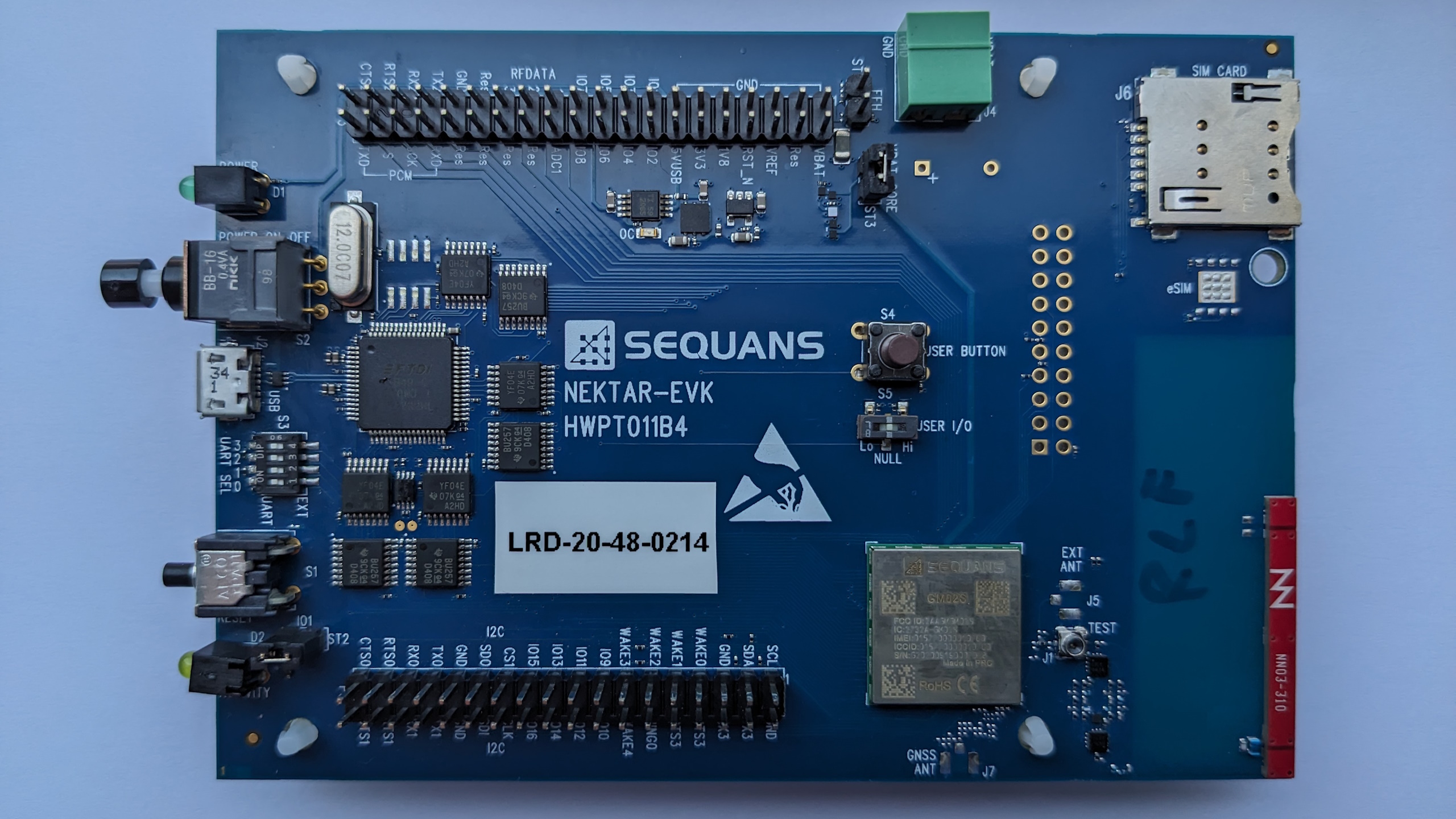 Sequans Monarch 2 GM02S Nektar EVK